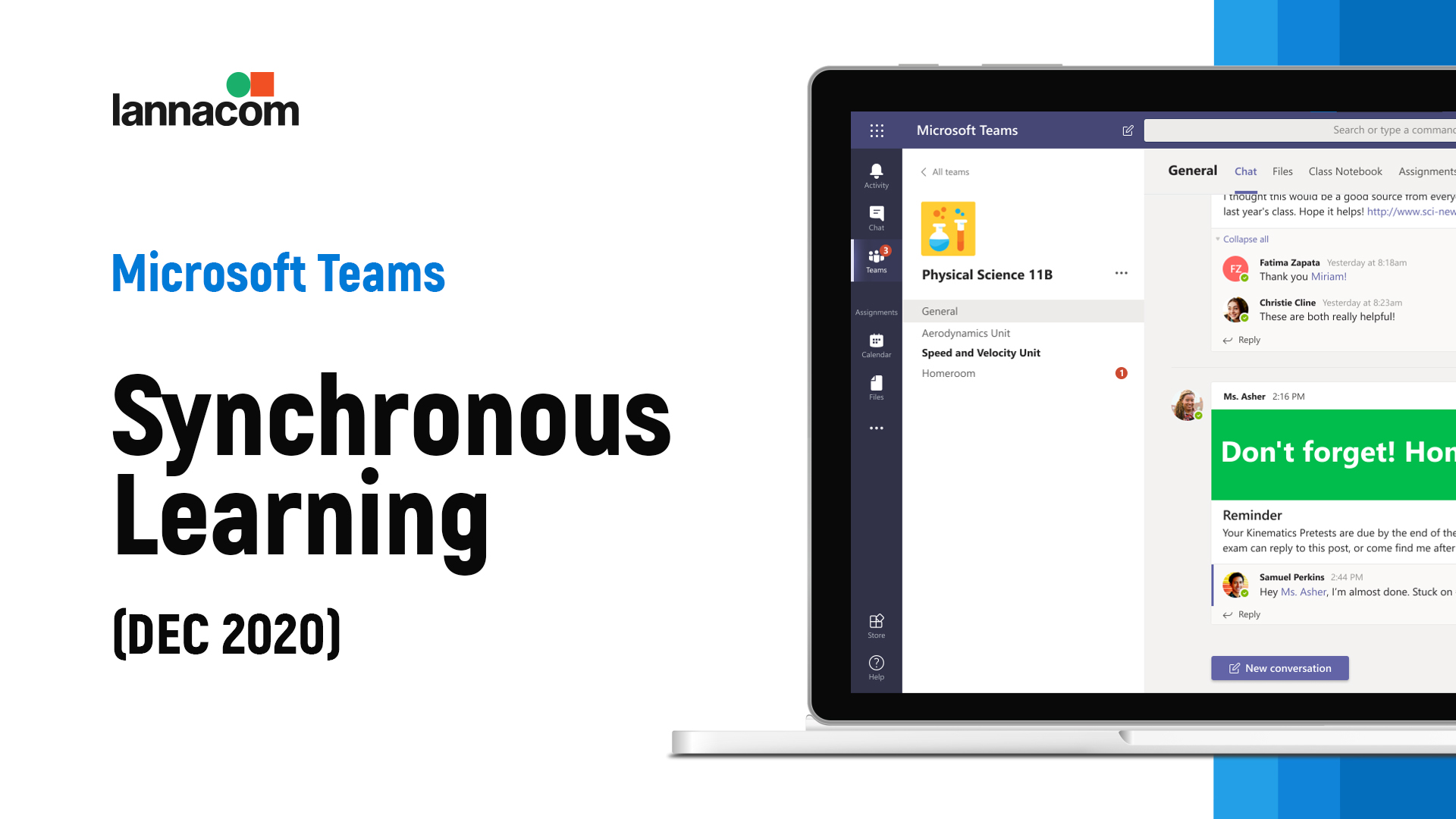 Microsoft Teams - Synchronous Learning (DEC 2020) Image
